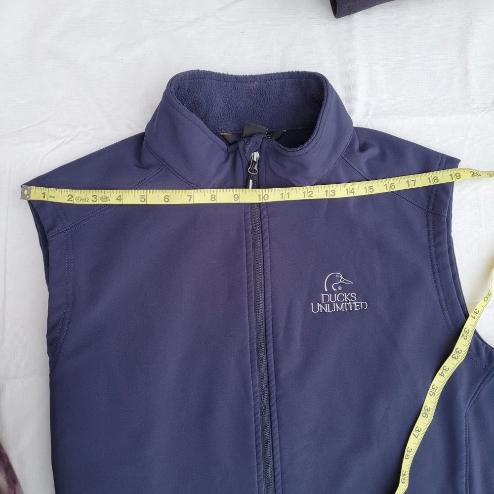 Ducks Unlimited Core 365 Men's XL Blue/Purple Vest With Zipper Pockets KState - Picture 16 of 16